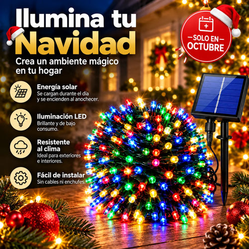 Luces Solares Navideñas
